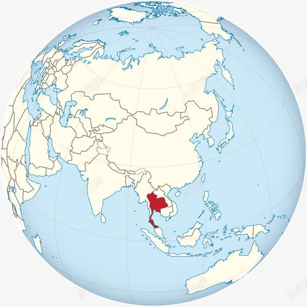 地球仪泰国位置png免抠素材_新图网 https://ixintu.com PNG图片 免抠 地图 地球 地球仪 泰国