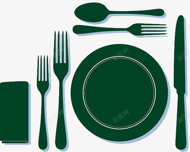 西餐餐具装饰图标png_新图网 https://ixintu.com 刀叉 勺子 用餐餐具 装饰图标 西餐餐具 餐具 餐巾 餐盘