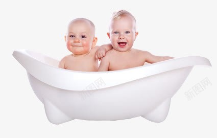 宝宝png免抠素材_新图网 https://ixintu.com 娃娃 宝宝 浴缸 趴在浴缸边