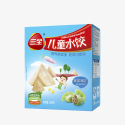 儿童水饺盒装营养速冻水饺高清图片