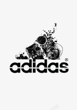 海报标志Adidas运动品牌高清图片
