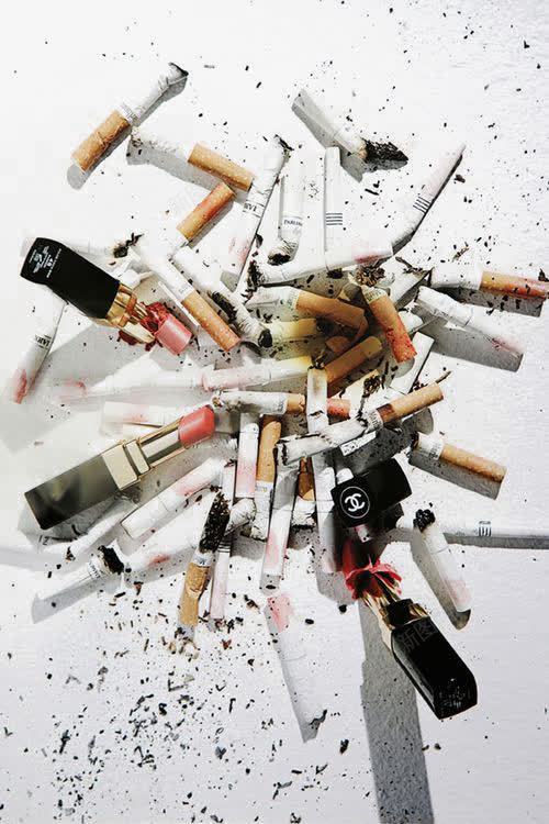 一堆烟头png免抠素材_新图网 https://ixintu.com 创意烟头 戒烟图 戒烟广告 折断烟 满地 烟头 烟海报