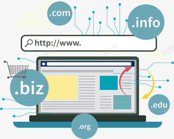 电脑网站搜索引擎矢量图ai免抠素材_新图网 https://ixintu.com 搜索引擎 浏览网站 电脑 电脑网站 矢量png 笔记本电脑 矢量图