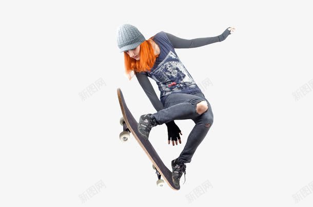 帅气的滑板女孩png免抠素材_新图网 https://ixintu.com 元气女孩 时尚滑板 欧美女孩 运动锻炼 阳光潮酷