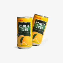 进口果汁Lotte乐天芒果汁饮料罐装高清图片