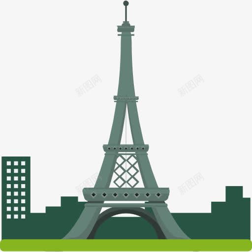 埃菲尔铁塔图标png_新图网 https://ixintu.com 建筑 旅行 标志性建筑 欧洲的埃菲尔铁塔 法国 纪念碑 结构工程