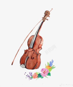 小提琴装饰矢量音乐小提琴高清图片