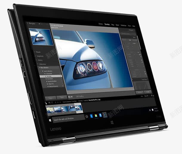 ThinkPadX1Yogapng免抠素材_新图网 https://ixintu.com ThinkPad X1 Yoga 产品实物 对折一起图 旋转屏 联想笔记本