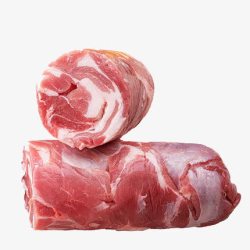 草原生鲜羊肉美味羊肉卷高清图片