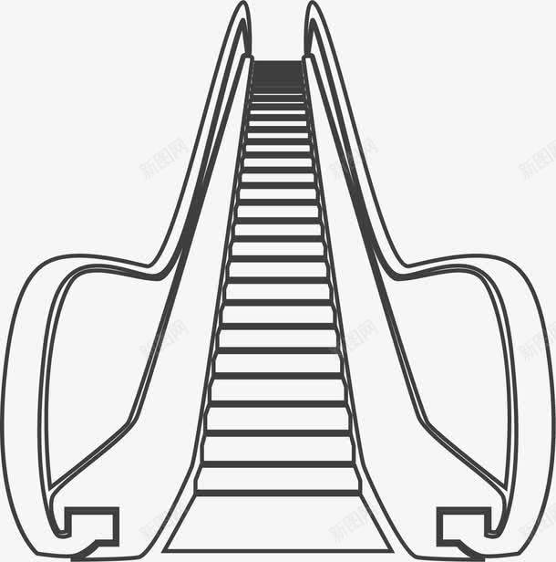 公共场所手扶梯图标png_新图网 https://ixintu.com 上下楼 公共场所电梯 卡通图标 手扶梯 电梯 自动扶梯