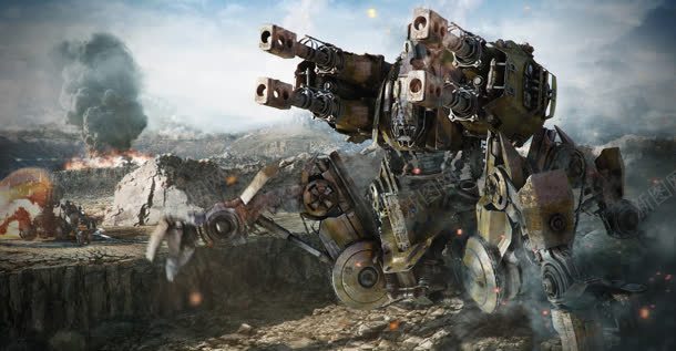 未来战争机械机械人jpg设计背景_新图网 https://ixintu.com 交战 战争 未来 机械 机械人