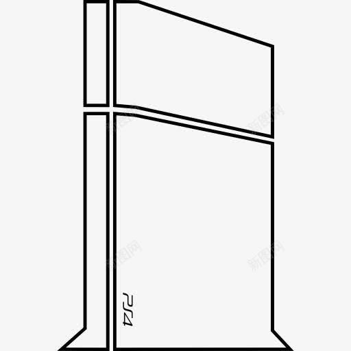 视频游戏主机PS4图标png_新图网 https://ixintu.com PS4 娱乐 游戏 游戏技术 视频游戏控制台