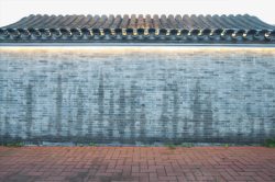 古代青砖墙素材