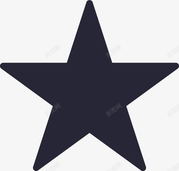 实心评价星星图标png_新图网 https://ixintu.com 实心评价星星