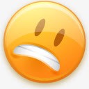 Angry生气笑脸情感表情符号面对林图标高清图片