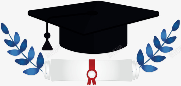 毕业季毕业证书帽子png免抠素材_新图网 https://ixintu.com 学位 学士学位 学士帽 帽子 毕业 毕业季 毕业证书 矢量png
