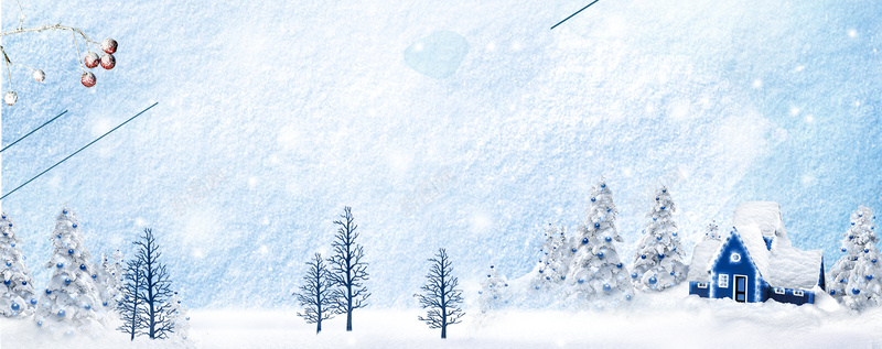唯美雪景小清新手绘蓝色banner背景图片 素材7nxwuqwwg 新图网 唯美雪景小清新手绘蓝色banner背景图片 素材7nxwuqwwg 新图网