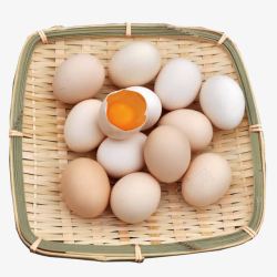 淡香型农场直供新鲜菜鸡土鸡蛋高清图片