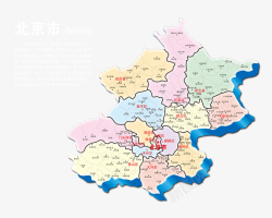 北京市地图素材