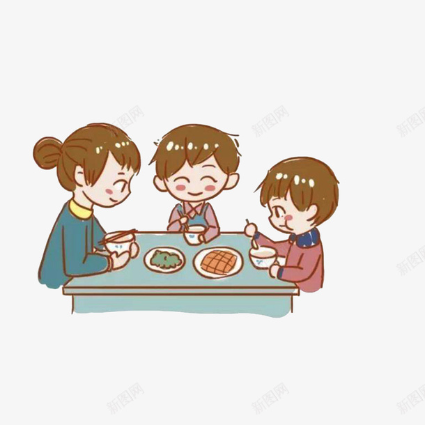 一家人吃饭png免抠素材_新图网 https://ixintu.com 一家人吃饭 一家团聚 亲爱的爸爸妈妈 幸福一家 爸爸妈妈儿子
