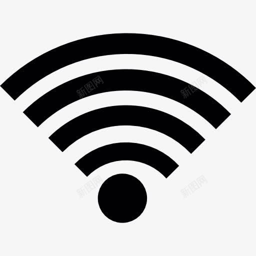 WiFi标志图标png_新图网 https://ixintu.com WiFi信号 WiFi无线连接 互联网连接 地图和国旗 无线上网