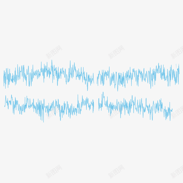 超声波蓝色波浪不规则矢量图ai免抠素材_新图网 https://ixintu.com 不规则 波浪 蓝色 超声波 矢量图