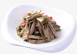 健康养生兰豆拌黑腐竹素材