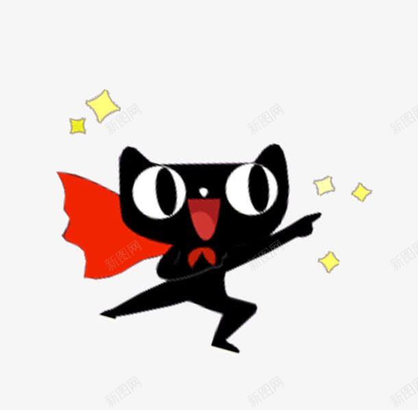 天猫logo图标png_新图网 https://ixintu.com 天猫logo 超级飞侠 黑色小猫