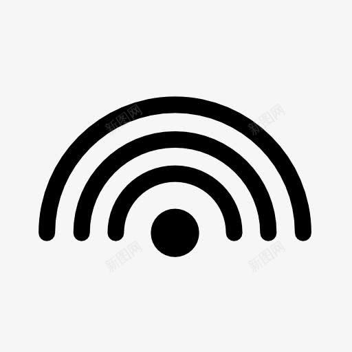 wifi信号符号图标png_新图网 https://ixintu.com WIFI图案 wifi