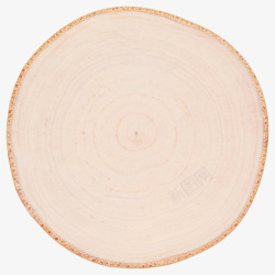 表面光滑白色表面光滑的木头截面实物高清图片