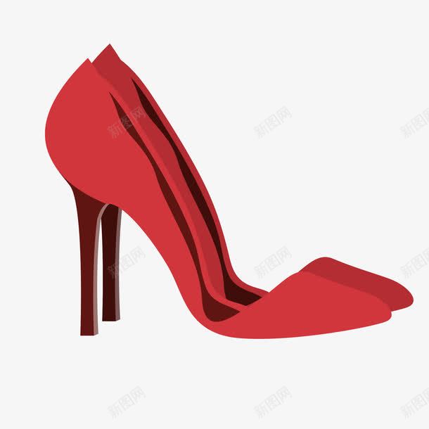 红色高跟鞋png免抠素材_新图网 https://ixintu.com png图形 女士鞋子 手绘 红色 装饰 鞋子 高跟鞋