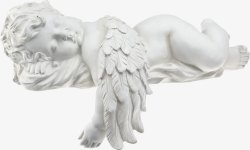 天使雕塑丘比特高清图片