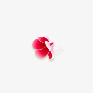 红色樱花日式装饰元素png免抠素材_新图网 https://ixintu.com 日式 樱花 浪漫 红色 花瓣