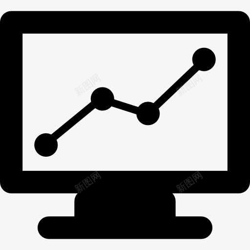 监测与统计图形图标png_新图网 https://ixintu.com 图形 图形界面 屏幕 数据 显示器 监控工具 符号 通用图标