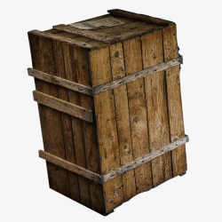 装卸杂物废弃的旧物破木箱图案高清图片