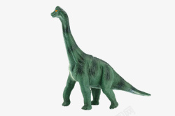 青色的长颈恐龙灭绝生物实物素材