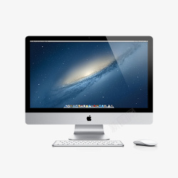 电脑产品白色苹果电脑一体机高清图片