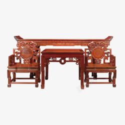 桌子红木古代椅子素材