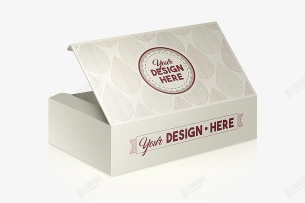 可换logo的盒子图标psd_新图网 https://ixintu.com VI 包装 礼品盒 纸盒
