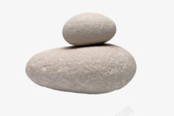 好看的石头白色粗糙椭圆形鹅卵石实物高清图片