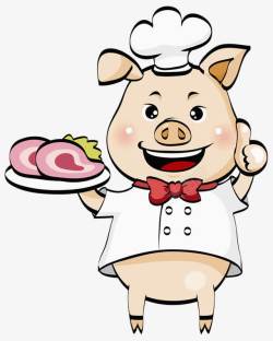 小猪厨师小猪厨师高清图片