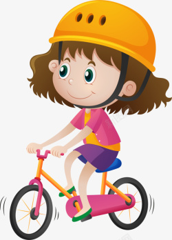 自行车大赛骑车的女孩素材
