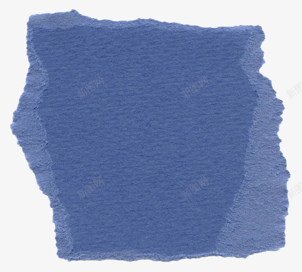 蓝色碎片纸png免抠素材_新图网 https://ixintu.com 撕烂的纸 撕裂 文本框 空白纸张 纸张 纸片 蓝色