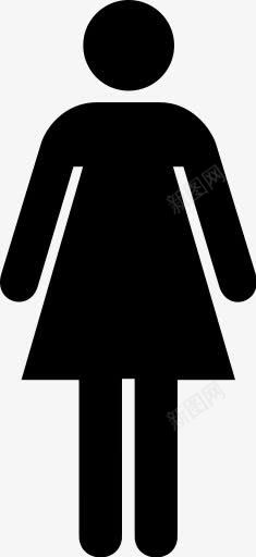 女厕所房间厕所女人AIGA符号标志图标png_新图网 https://ixintu.com Ladies room toilet women 厕所 女人 女厕所 房间