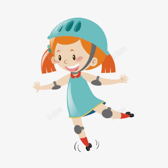 溜冰女孩png免抠素材_新图网 https://ixintu.com 卡通女孩 卡通手绘溜冰的女孩 女孩 手绘 溜冰的女孩 漫画女 玩轮滑的女孩 运动女孩