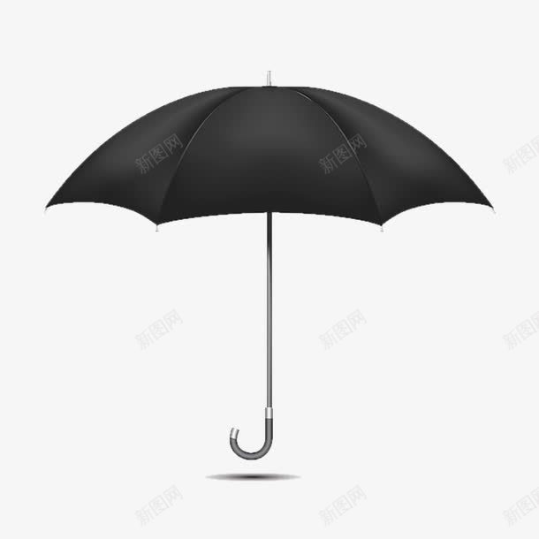 黑色的伞png免抠素材_新图网 https://ixintu.com png图片素材 免费png素材 雨伞 雨天素材 雨滴