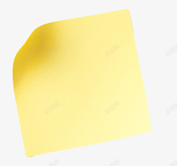 黄色空白的便笺纸实物png图片免费下载 素材7xjwepqee 新图网