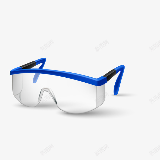 卡通护目镜png免抠素材_新图网 https://ixintu.com 佩戴 卡通 工具 护目镜 眼镜 透明