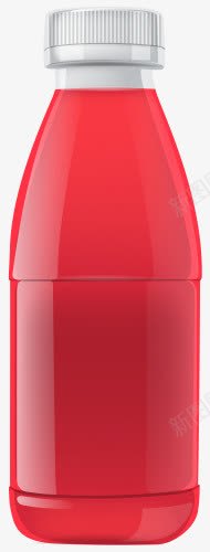 白色瓶盖的饮料瓶png免抠素材_新图网 https://ixintu.com 塑料 大瓶饮料 瓶盖 白色 红色 饮料瓶