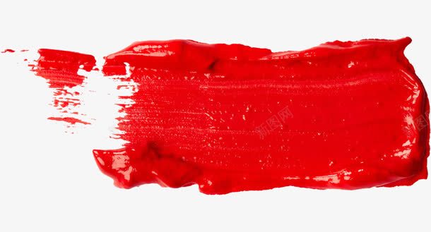 横向红色笔触png免抠素材_新图网 https://ixintu.com 染料 横条 油漆 涂料 笔触 红色 绘画 美术